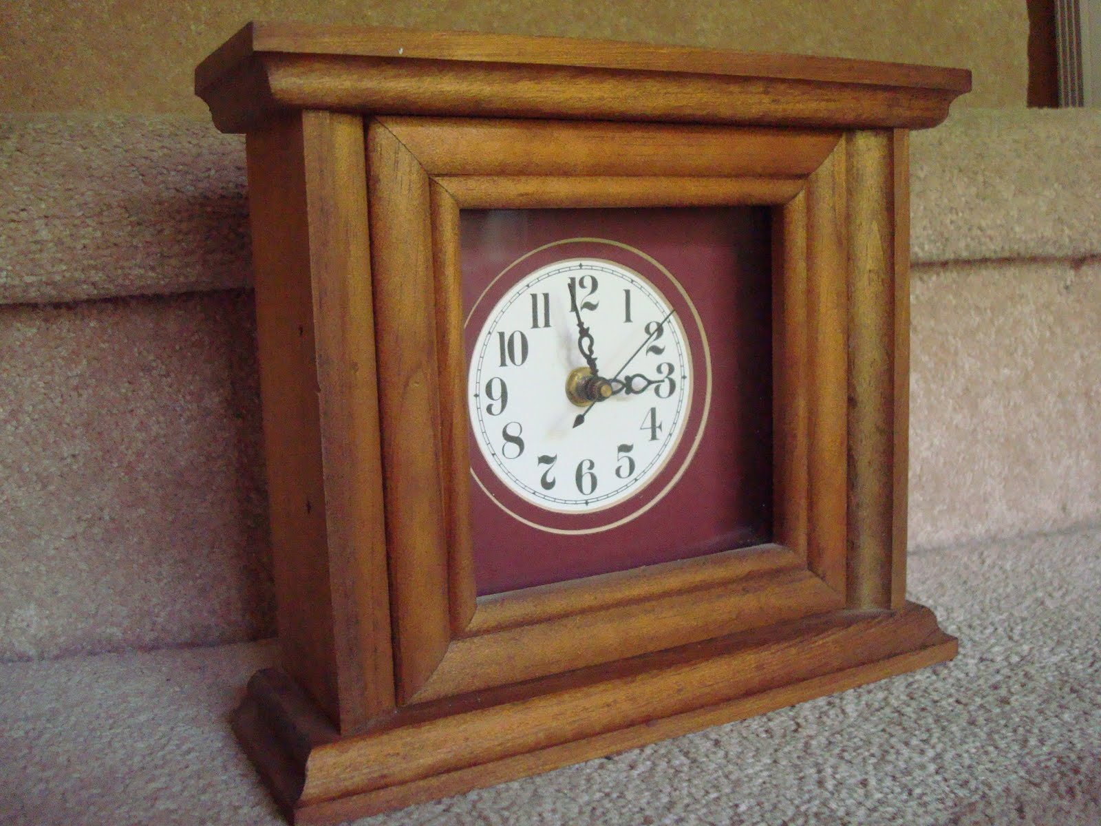 Closet Crafter Old Clock Into Shadow Box