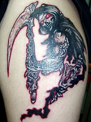 Labels dark reaper tattoo