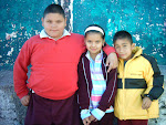 Cristian, Michelle y Josué de 3o A