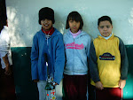 Alejandra, Jazmin y Jonathan de 4o A