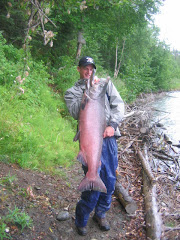 Jordan fishing in Alaska