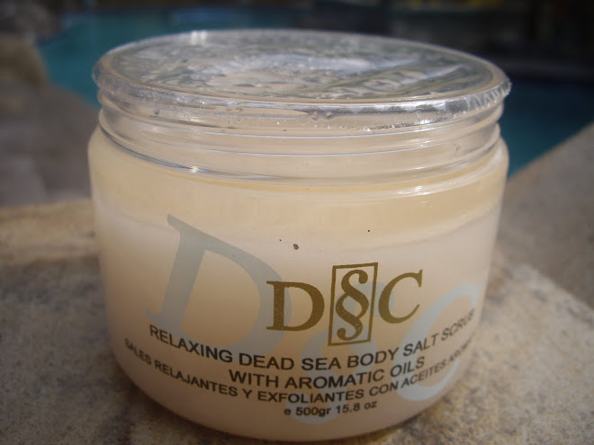 RELAXING DEAD SEA BODY SALT SCRUB WITH AROMATIC OILS.  500 GRAMS (15.8 OZ.) MADE IN ISRAEL.