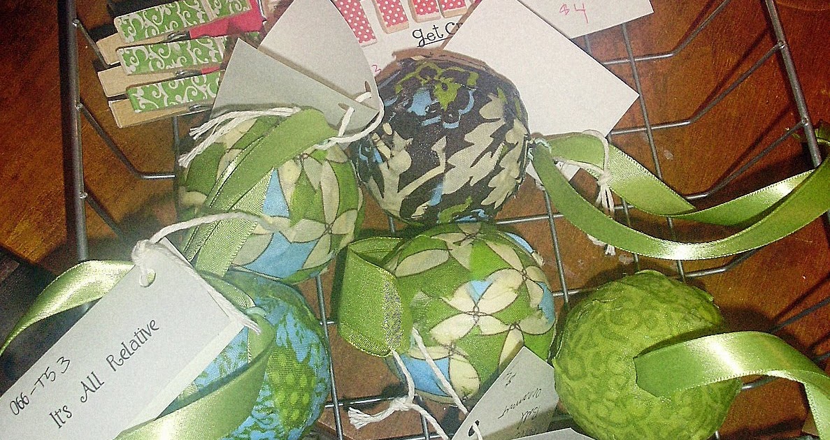 Fabric Ornaments and Printable Memory Cards