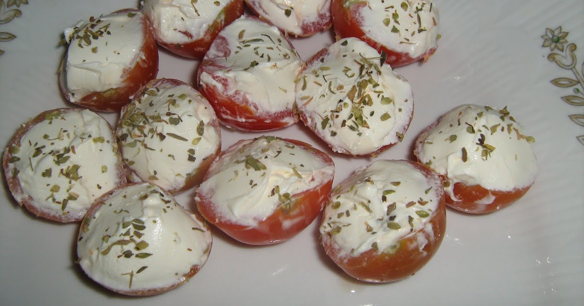 Antipasti Pomodorini con philadelphia