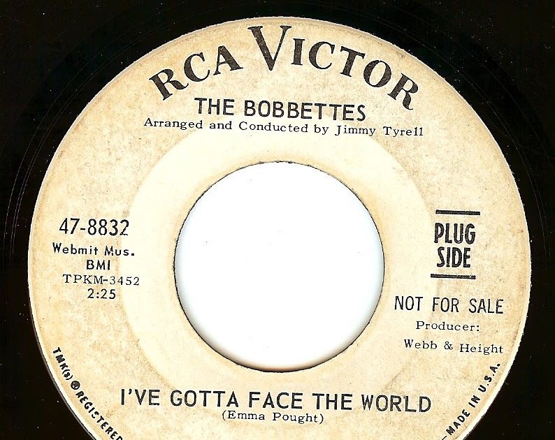 Bobbettes Ive Gotta Face The World Bobbettes Ive Gotta Face The World