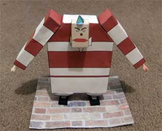 Tweedle Dee Papercraft