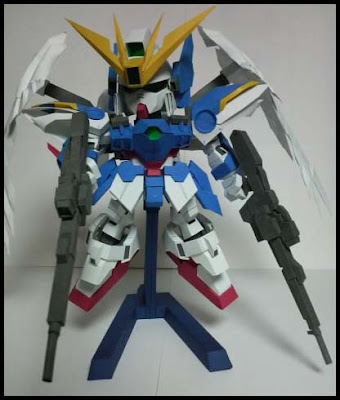 SD Wing Gundam Zero Papercraft