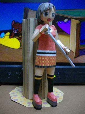 Anime Utada Hikaru Papercraft