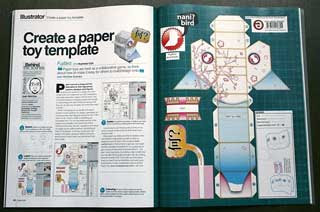 NaniBird Paper Toy Digital Artist