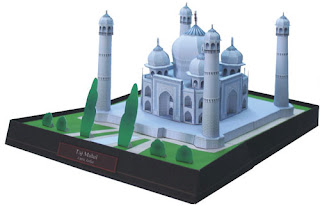 Taj Mahal Papercraft