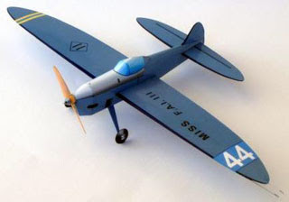 Miss FAI Airplane Papercraft