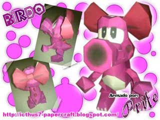 Birdo Papercraft