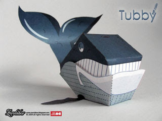 Tubby Whale Papercraft