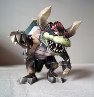 Giga Bowser Papercraft