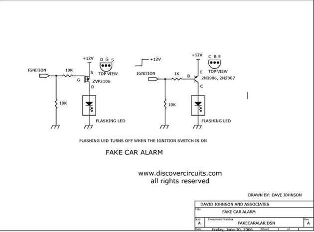 Fake Car Alarm Light | wiring radar trailer plug wiring diagram on this allows 