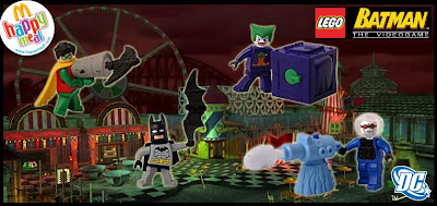 Lego Batman Happy Meal toys at
