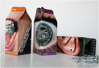 Packaging for screws, nails,
