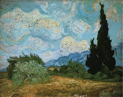 Van Gogh. Wheat Field with Cypresses