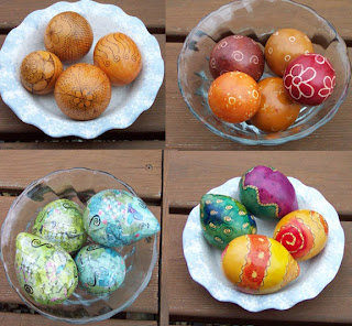 decorated egg gourds