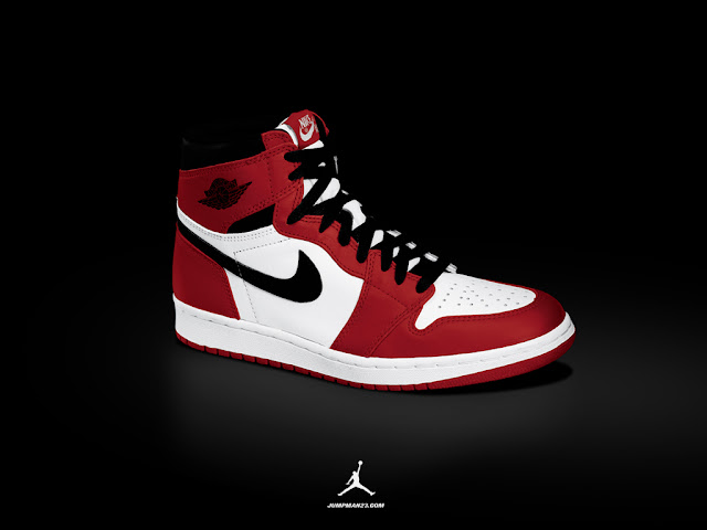 Jordan 1 red and white