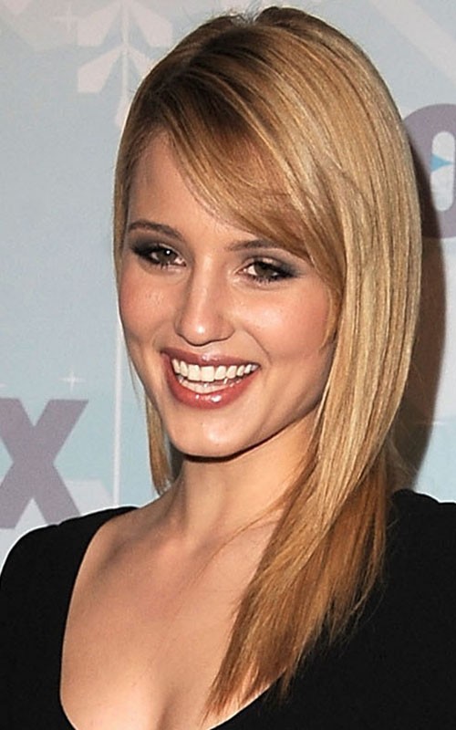 dianna agron was spotted at the 2011 fox all-star party in pasadena ...