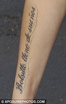Cher Lloyd Source A Pocketful Of Dreams The Tattoo Cher Lloyd Hopes Will Help Her Secure The X Factor Title