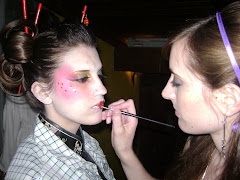 Maquillaje para desfile de "Grupo Alma"