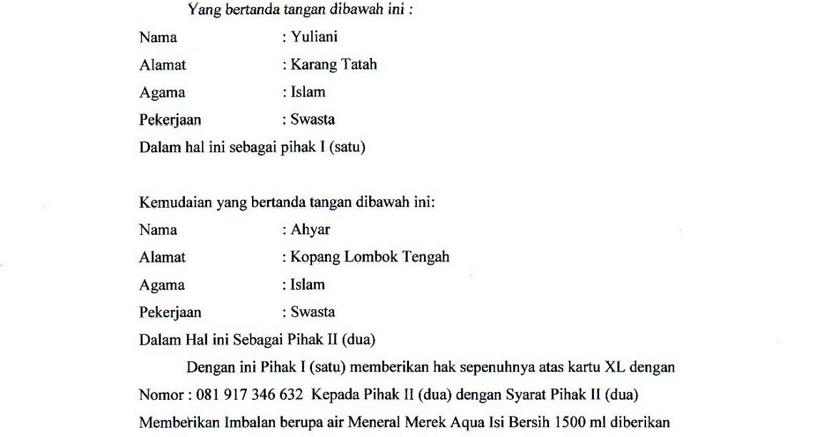 10+ Contoh surat kuasa pengambilan emas di pegadaian terbaru terbaru