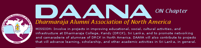 DAANA :: Dharmaraja Alumni Association of North America :: Ontario Chapter