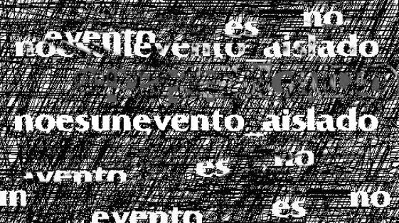 noesuneventoaislado