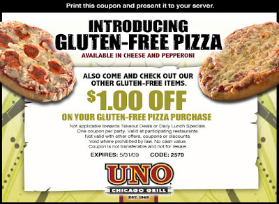 Pizzeria uno coupons