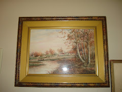 English country scene in pastel