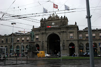 The front of the Hauptbahnhof