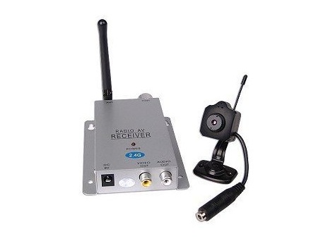 Mini Wireless Spy Camera System with Microphone