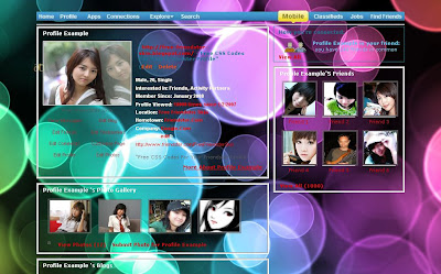 Tampilan Friendster