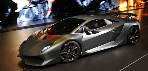 The Lamborghini Sesto Elemento which translated means sixth element