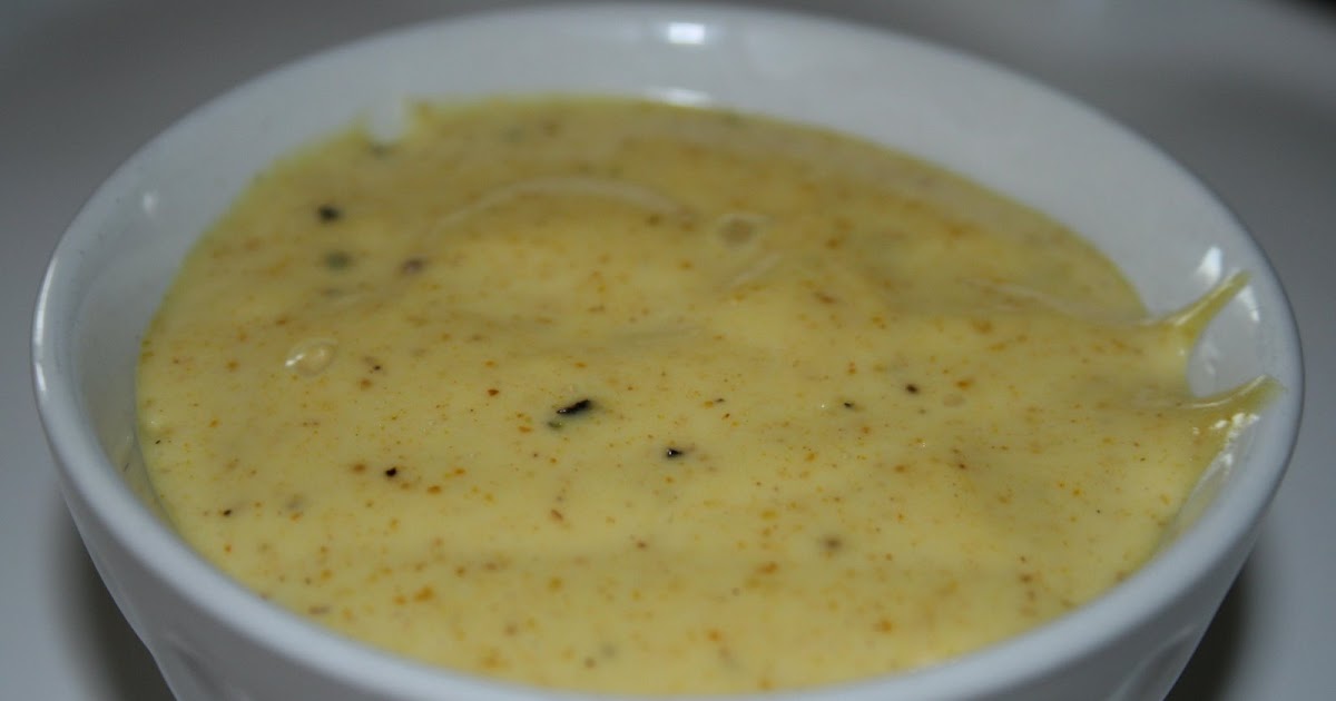 les délices de mel Sauce au miel, cari et cognac (Fondue)