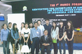 Bersama Dubes Korea untuk Indonesia dan mahasiswa Korea di UGM
