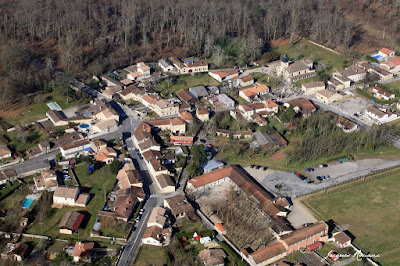 Photo aérienne de la commune de Saint Selve