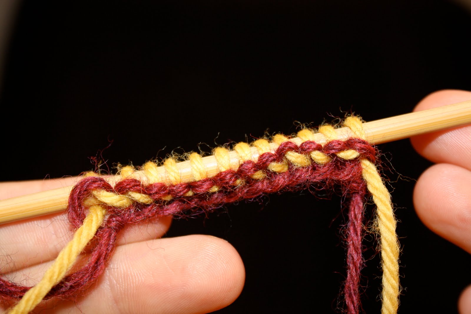 AC Engineered Knits Tubular caston in the round