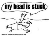 my head is stuck