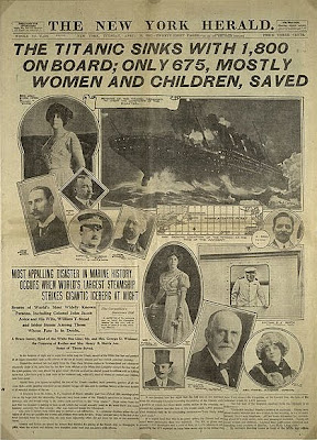 Titanic in New York Herald