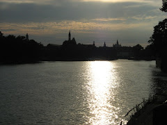 Zachód słońca nad Wrocławiem