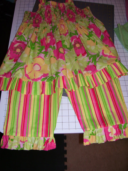 halter with matching capris