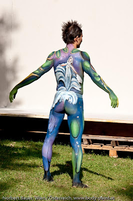 mardi gras body painting