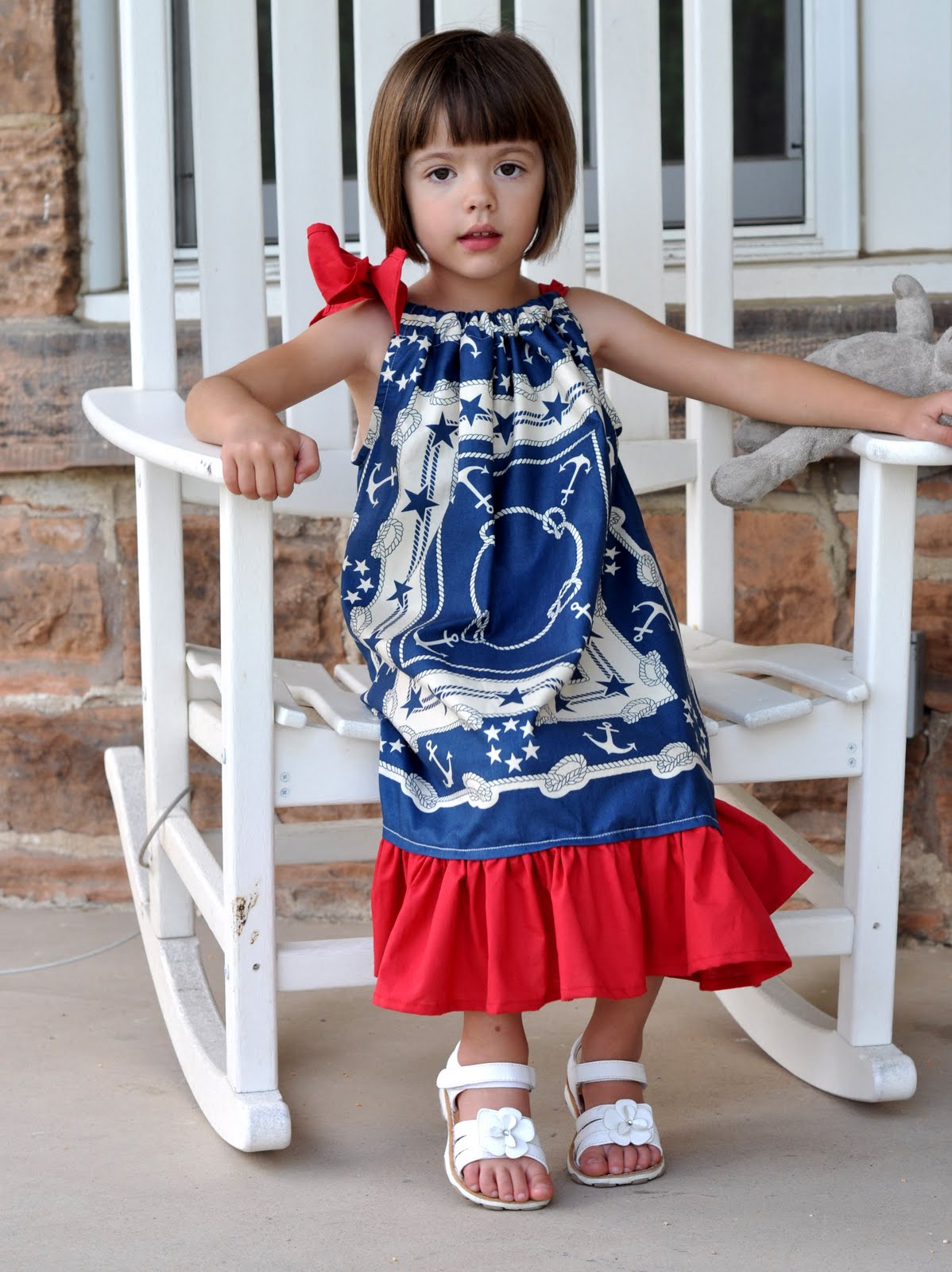Aesthetic Nest Sewing Patriotic Pillowcase Dresses