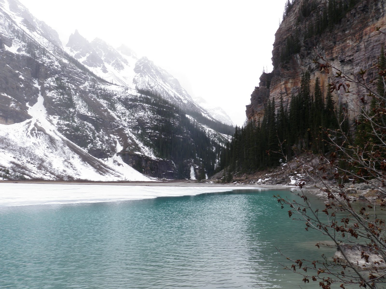 Banff Trail Trash Deep, Cold and Beautiful It's Lake Louise in May