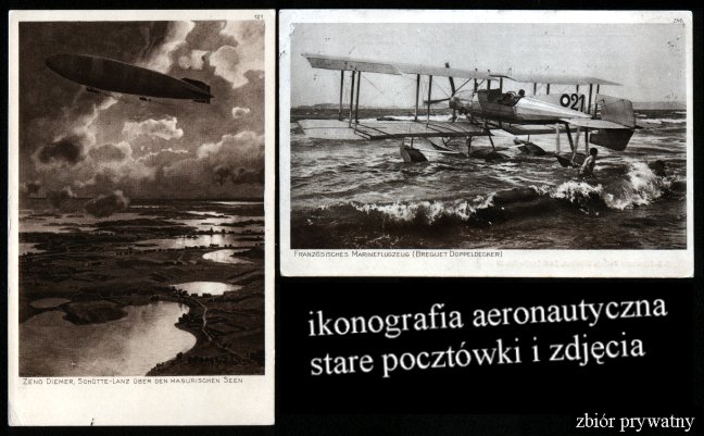 ikonografia aeronautyczna pocztówki zdjęcia lotnicze