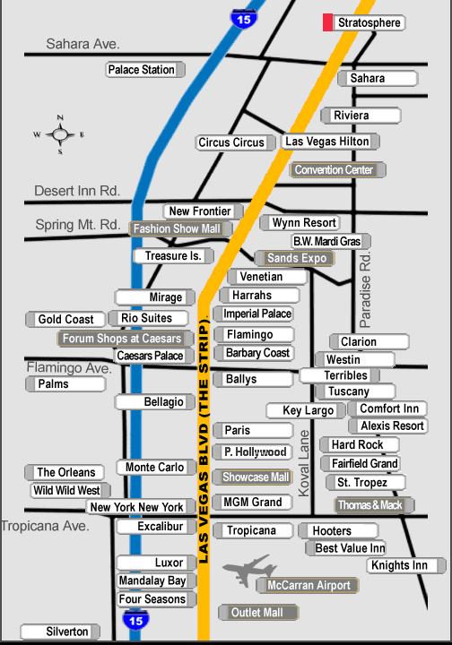 Distance From Las Vegas Airport To Stratosphere Hotel Distance From Las Vegas Airport To Stratosphere Hotel