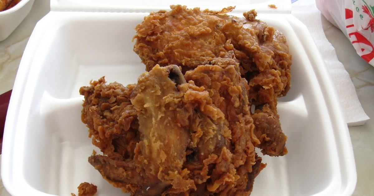 Philly and the World Fabulous Fried Chicken at a Fish Market in Barbados